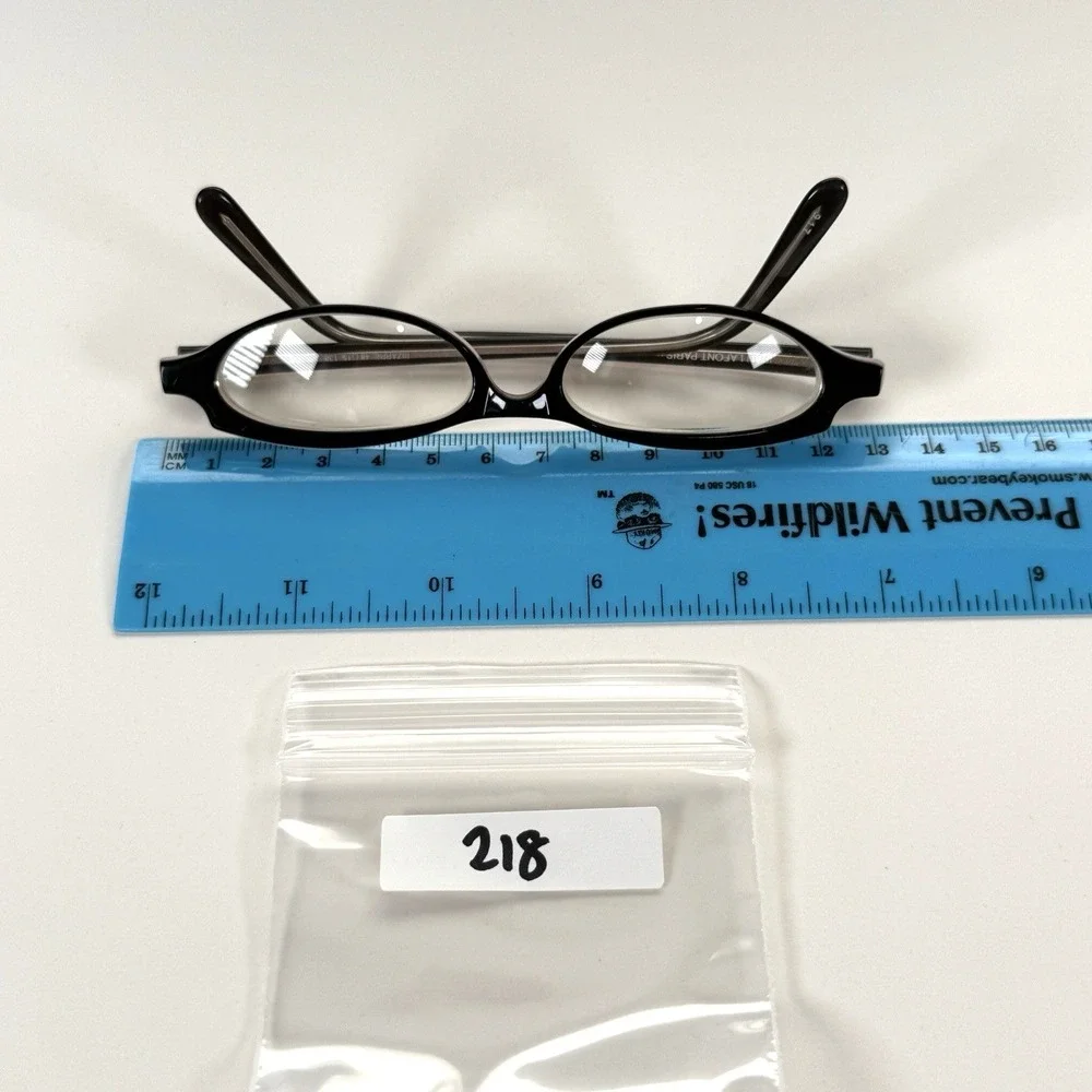 Jean Lafont Paris Bizarre 917 Eyeglasses Frame‎ Only 48-15-138 Black/Purple Oval